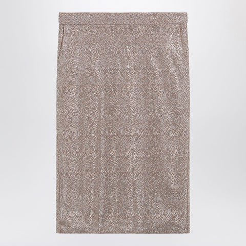 Giuseppe Di Morabito Giuseppe di Morabito Midi skirt with silver rhinestones