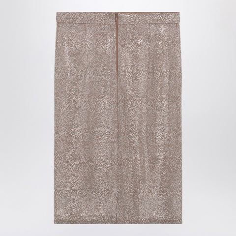 Giuseppe Di Morabito Giuseppe di Morabito Midi skirt with silver rhinestones