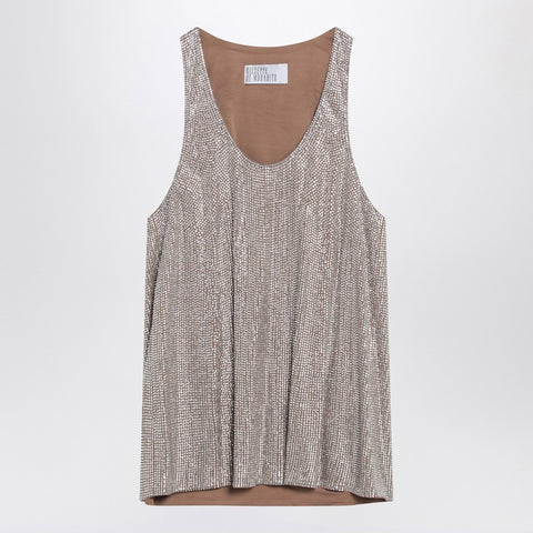 Giuseppe Di Morabito Giuseppe di Morabito Tank top with silver rhinestones