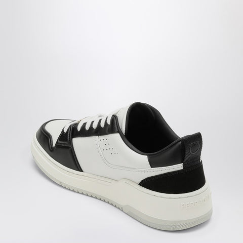 Ferragamo Ferragamo Low black/white leather trainer