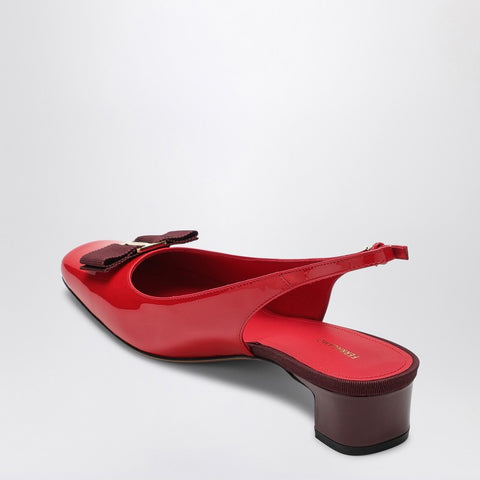 Ferragamo Ferragamo Vara red/burgundy slingback