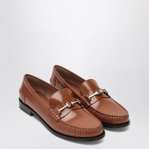 Ferragamo Ferragamo Moccasin with chain New Vara colour leather