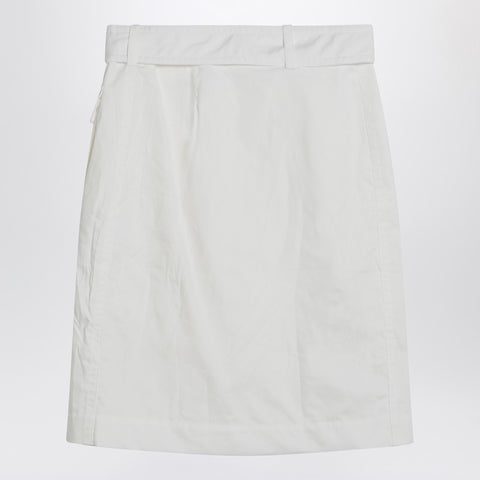 Ferragamo Ferragamo White wrap skirt in cotton blend