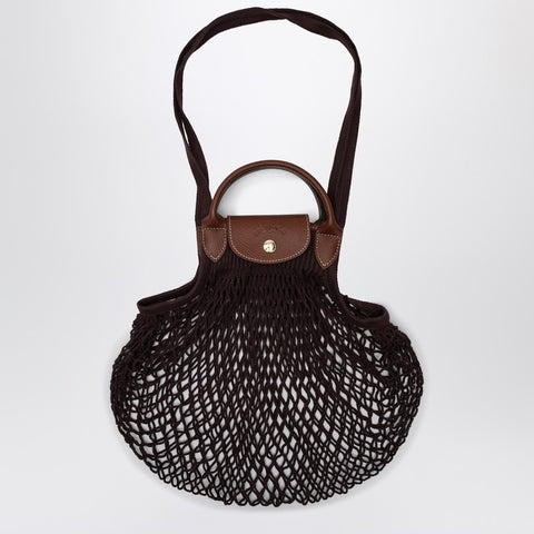 Longchamp Longchamp Le Pliage Filet L bag Eggplant