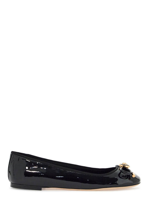 Versace Versace opera bow ballet flats