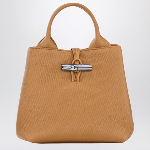 Longchamp Longchamp Le Roseau walnut-coloured bag S