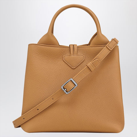 Longchamp Longchamp Le Roseau walnut-coloured bag S
