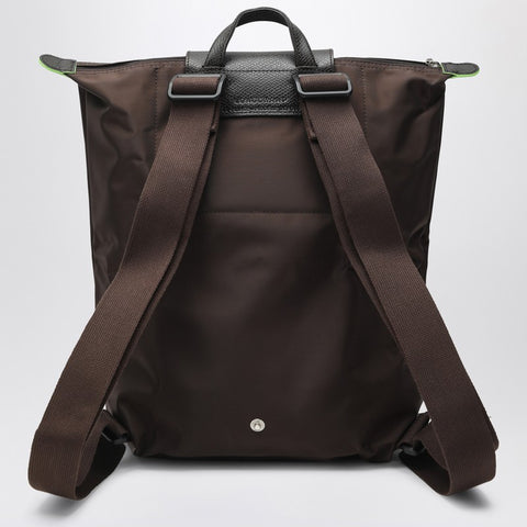 Longchamp Longchamp Mocha coloured M Le Pliage Green backpack