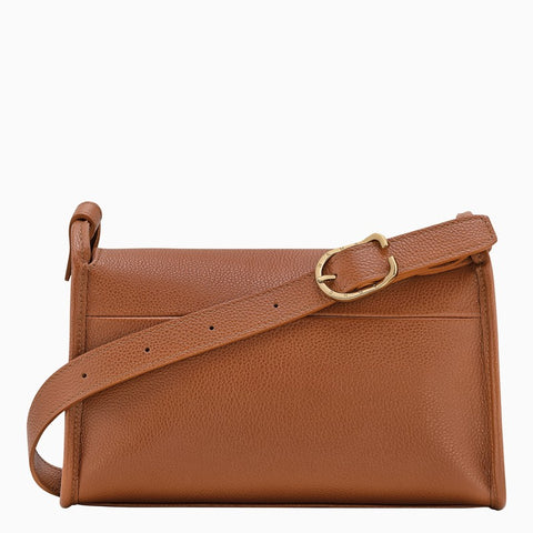 Longchamp Longchamp Shoulder bag M Le Foulonné caramel coloured