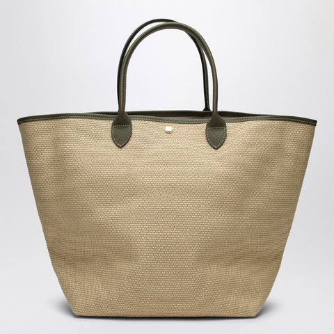 Longchamp Longchamp Basket bag L Le Pliage dark green