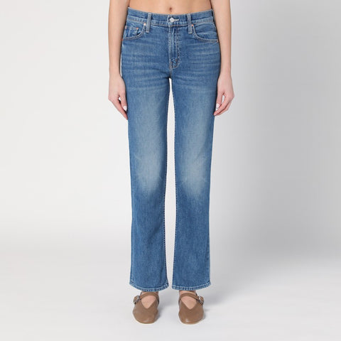 Mother Mother Jeans The Dodger Sneak washed blue