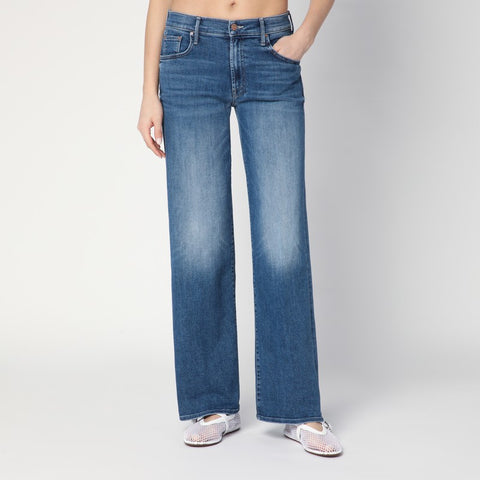 Mother Mother The Mid Rise Maven Sneak jeans in washed blue