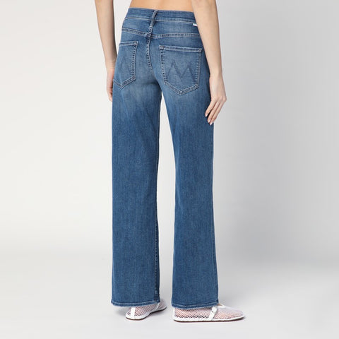Mother Mother The Mid Rise Maven Sneak jeans in washed blue
