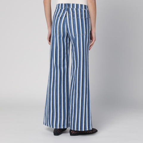Mother Mother Jeans The Patch Pocket Twister Sneak striped
