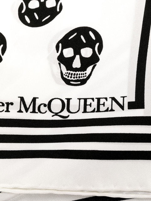 Alexander Mcqueen Alexander McQueen Scarfs White