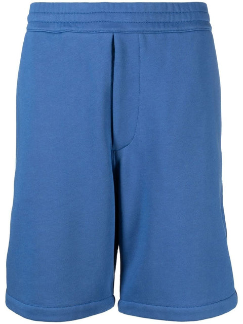 Alexander Mcqueen Alexander McQueen logo-tape jersey shorts