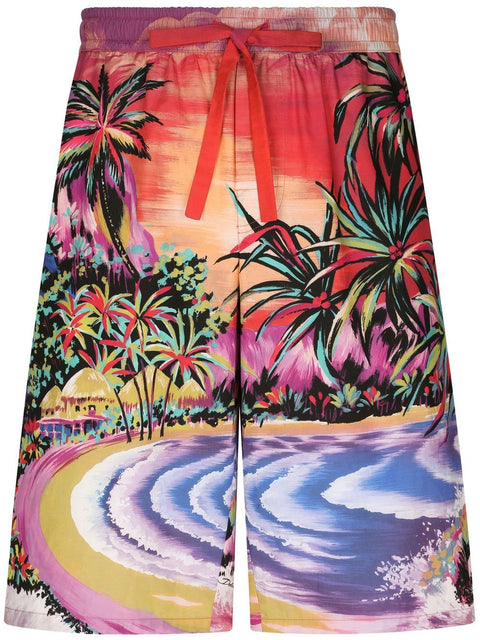 Dolce & Gabbana Dolce & Gabbana graphic-print bermuda shorts