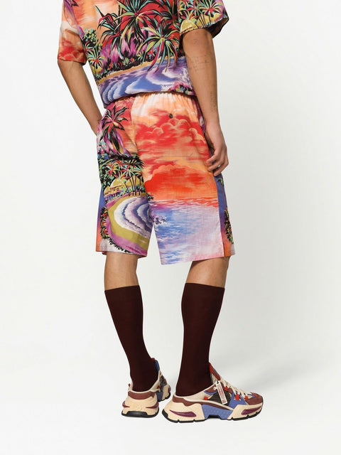 Dolce & Gabbana Dolce & Gabbana graphic-print bermuda shorts