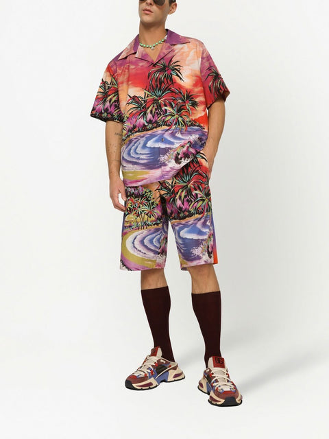 Dolce & Gabbana Dolce & Gabbana graphic-print bermuda shorts