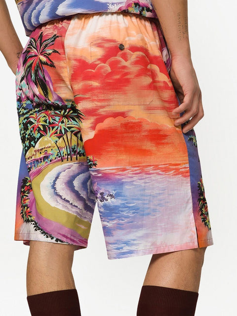 Dolce & Gabbana Dolce & Gabbana graphic-print bermuda shorts