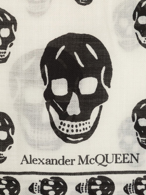 Alexander Mcqueen Alexander McQueen Scarfs White