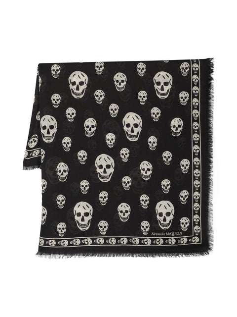 Alexander Mcqueen Alexander McQueen Scarfs Black