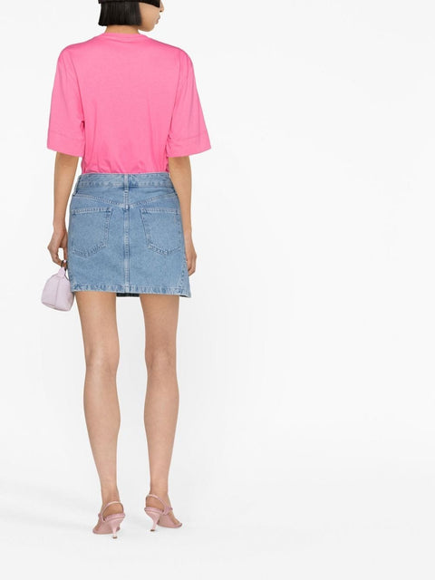 Ganni GANNI T-shirts and Polos Pink