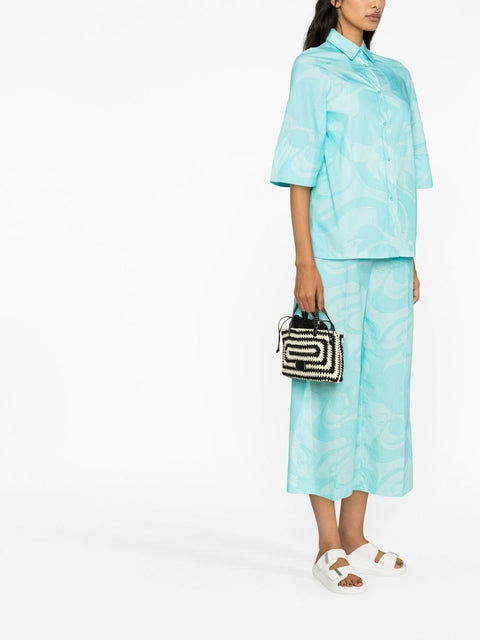 Etro Etro Shirts Clear Blue
