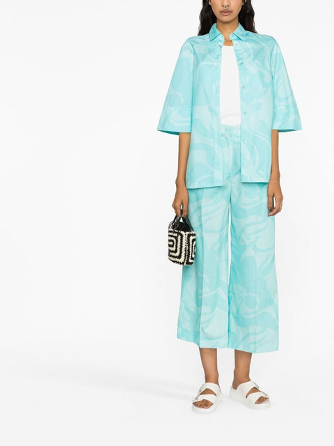 Etro Etro Shirts Clear Blue