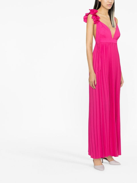 Parosh Parosh Palmer pleated maxi dress