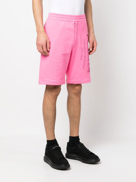 Alexander Mcqueen Alexander McQueen Graffiti-print Track Shorts