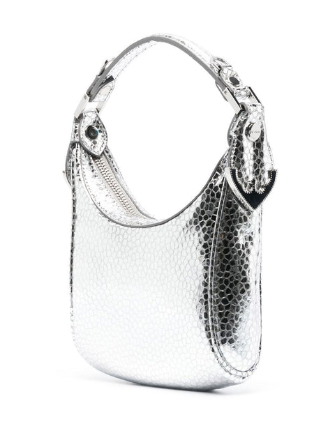 By Far Pre By Far Pre Cosmo metallic top-handle bag