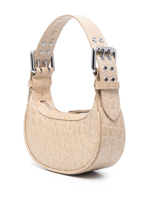 By Far Pre By Far Pre By Far mini Soho crocodile-embossed shoulder bag