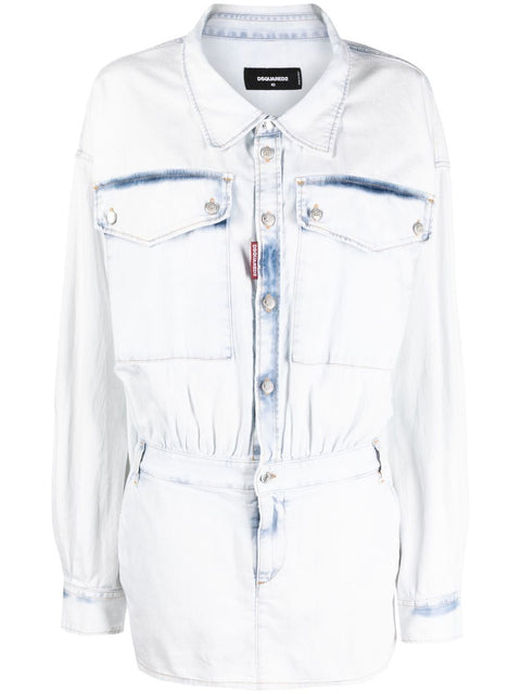 Dsquared2 Dsquared2 Dresses Clear Blue