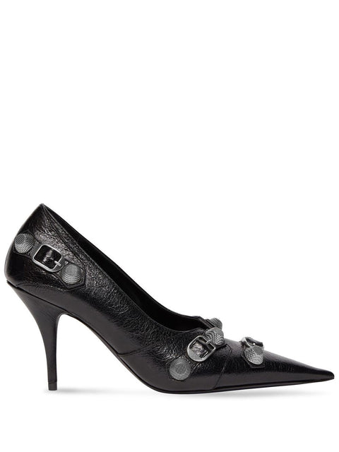 Balenciaga Balenciaga Cagole 90MM cracked heel pumps