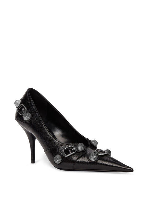 Balenciaga Balenciaga Cagole 90MM cracked heel pumps