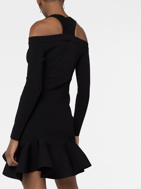 Alexander Mcqueen Alexander McQueen Short knitted dress with V-neck