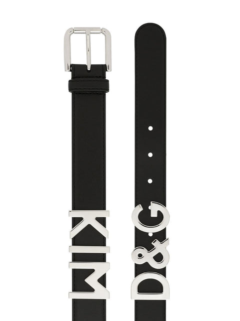 Dolce & Gabbana Dolce & Gabbana  logo-lettering Leather Belt