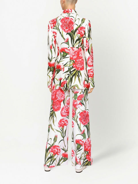 Dolce & Gabbana Dolce & Gabbana floral print double-breasted blazer
