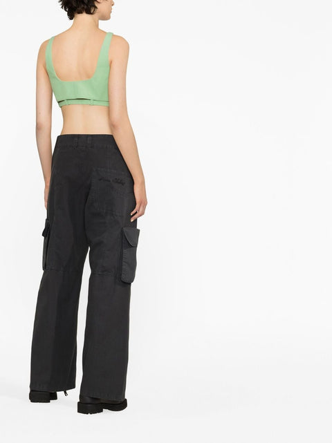 Ganni Ganni cropped tank top