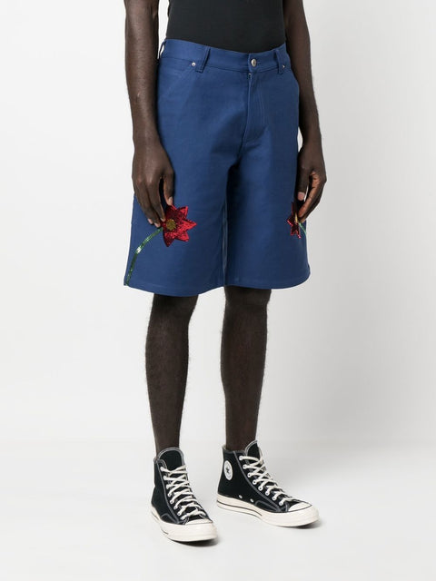 Sky High Farm Workwear SKY HIGH FARM WORKWEAR Shorts Blue