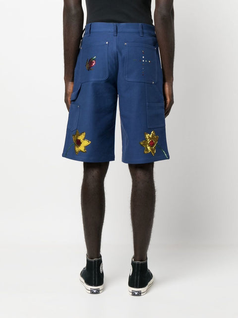 Sky High Farm Workwear SKY HIGH FARM WORKWEAR Shorts Blue