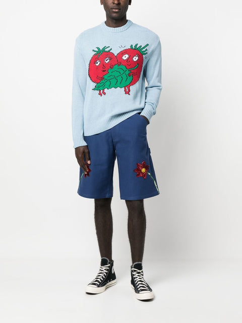 Sky High Farm Workwear SKY HIGH FARM WORKWEAR Shorts Blue