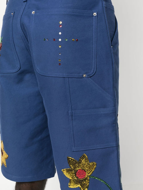 Sky High Farm Workwear SKY HIGH FARM WORKWEAR Shorts Blue