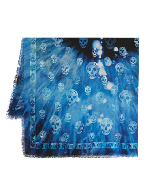 Alexander Mcqueen Alexander McQueen Scarfs Blue
