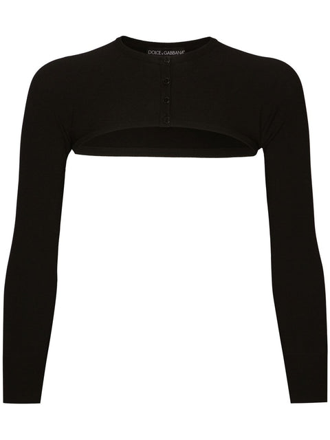 Dolce & Gabbana Dolce & Gabbana cropped button-fastening cardigan