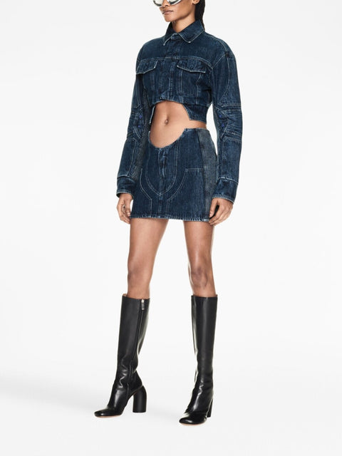 Off White Off White Cropped denim jacket