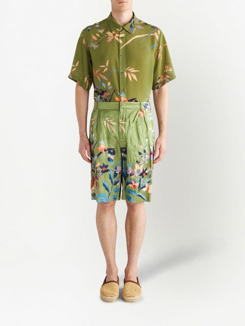 Etro Etro Shorts Green