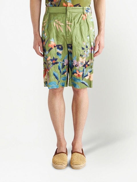 Etro Etro Shorts Green