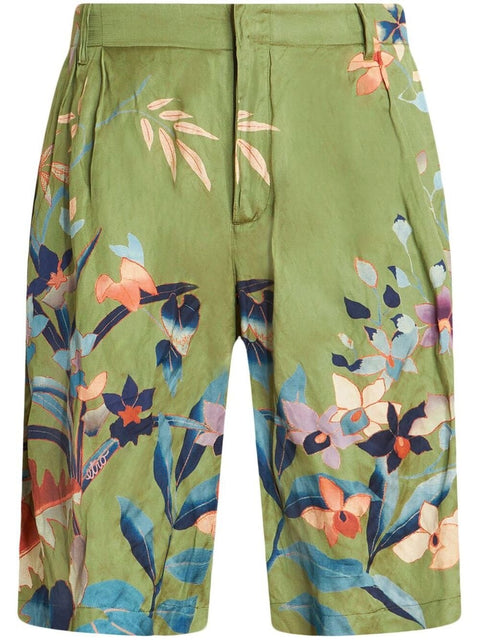 Etro Etro Shorts Green